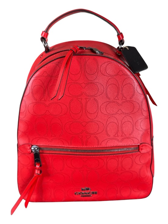 COACH Jordyn Backpack in Signature Perforated Leather main image 6